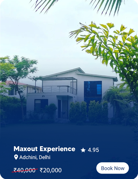 Book Farmhouse in Delhi with Book Your Farm