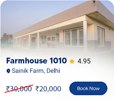 Book Farmhouse in Delhi with Book Your Farm